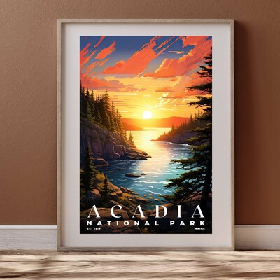 Acadia National Park Poster, Travel Art, Office Poster, Home Decor | S7 - image4